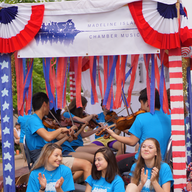 Madeline Island Chamber Music Joins 4th of July Parade