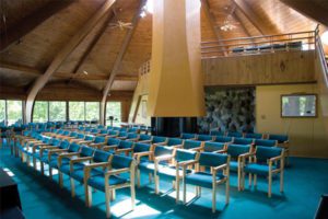 Interior of a performance space