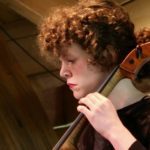 Cellist at Madeline Island Chamber Music