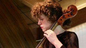 Cellist at Madeline Island Chamber Music